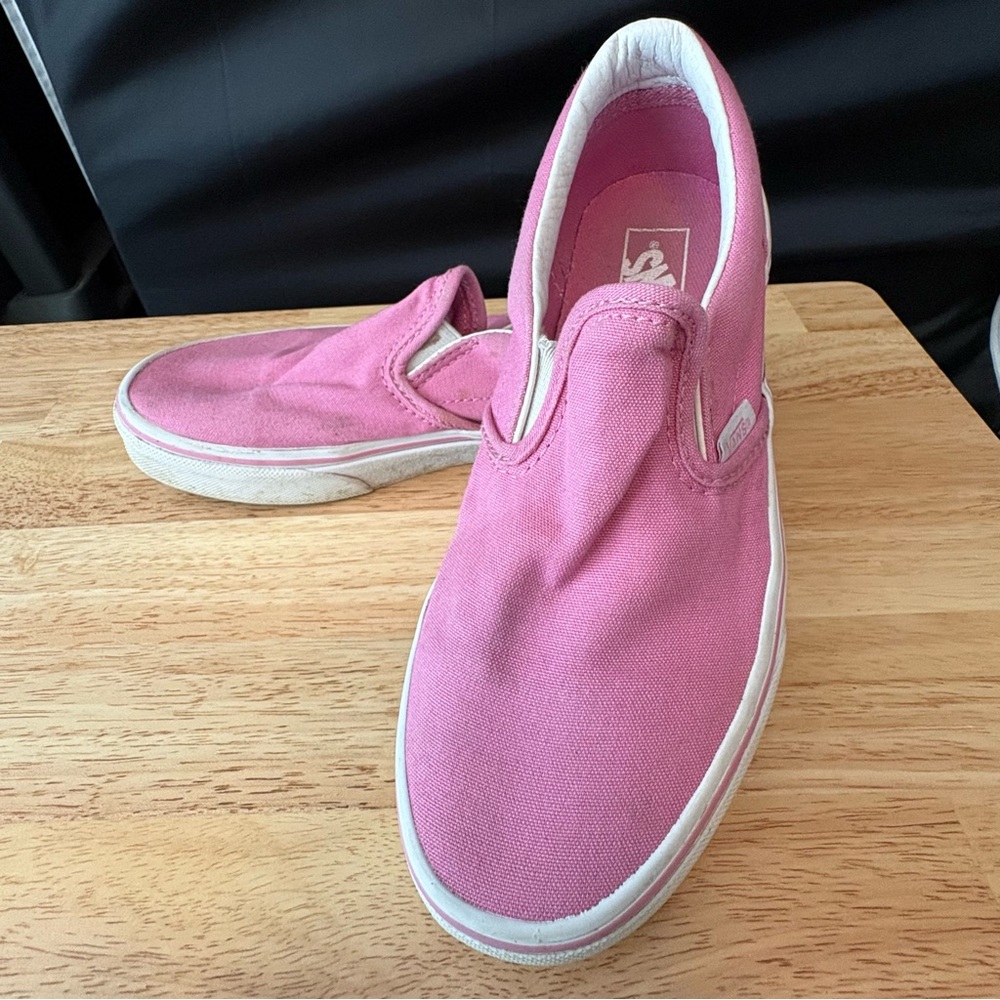 Vans, pink, 3, slip on shoe, skater, school, play, same/next day ship. Bundle